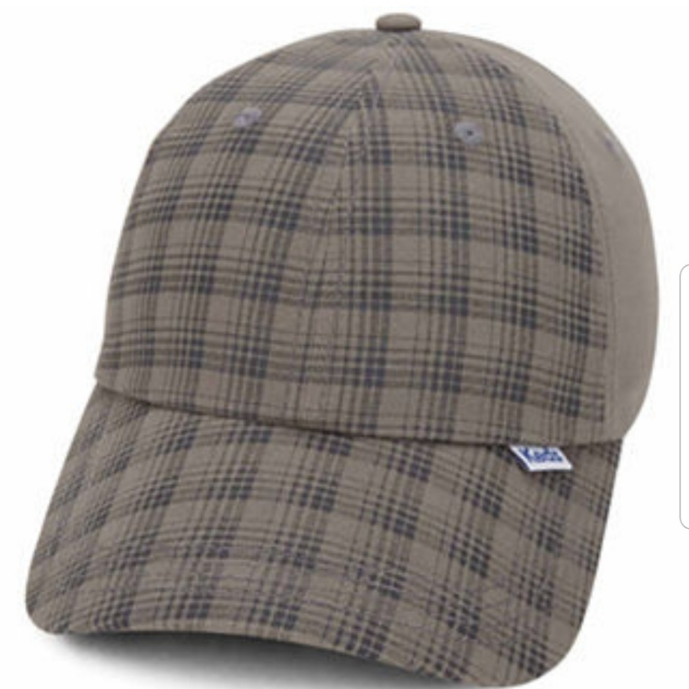 Keds Brushed Plaid Cap (One Size - Drizzle)